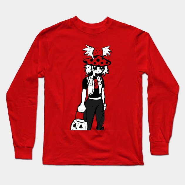 RED SHROOM Long Sleeve T-Shirt by ReDeadTamer